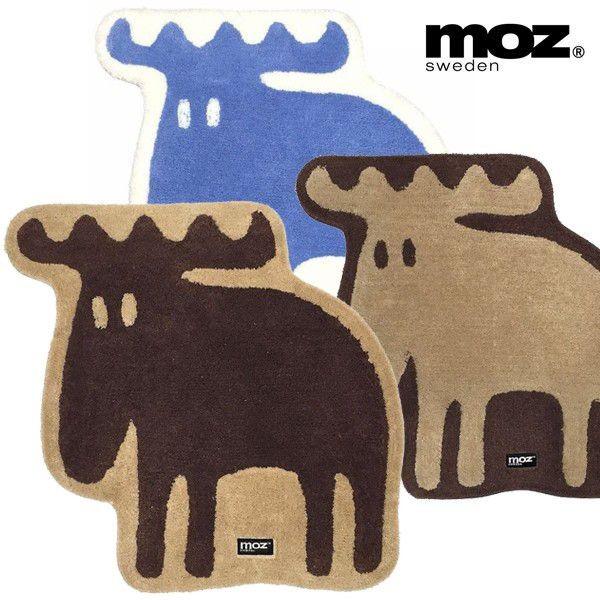 ダイカットマット　北欧ブランド　moz　モズ　FARG&amp;FORM　エルク　58×60cm　北欧柄　フ...