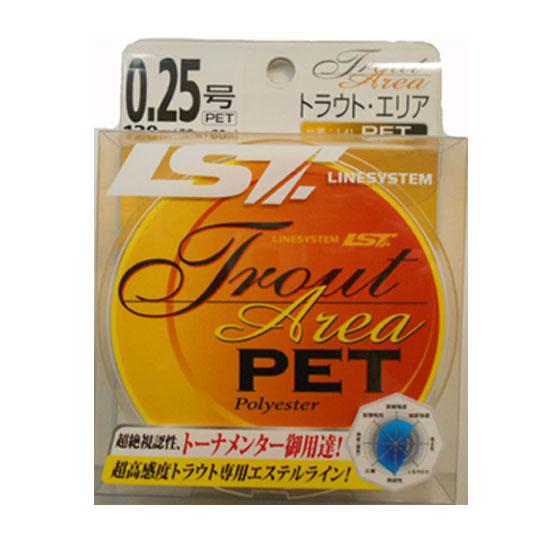 ラインシステム トラウトエリア PET　ナチュラル　120ｍ