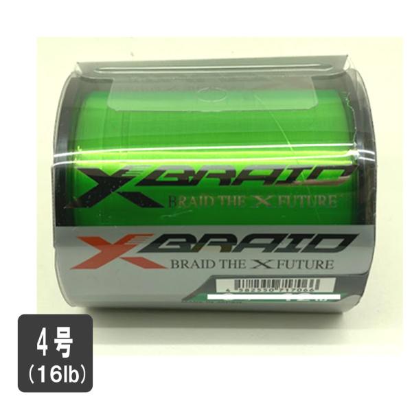 エックスブレイド ソレイユ 4号（16ｌｂ）グリーン X-BRAID