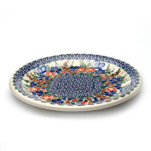 ディナー皿3枚セット　ポーランド食器 ディナープレートφ26cmポーリッシュポタリー(ポーランド食器)