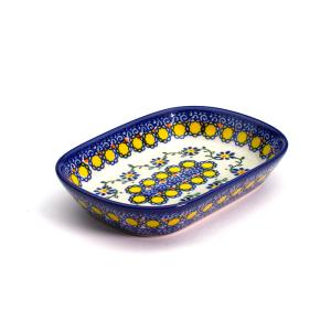 オーバルトレイφ28cm×11cm[Z928-42]【ポーリッシュポタリー[ポーランド