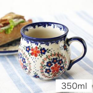 ポーランド食器・陶器 ポーリッシュポタリー りんご柄マグカップS 0