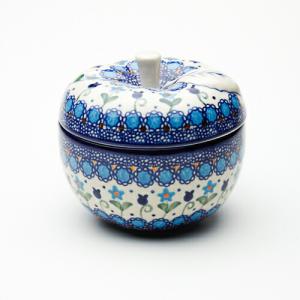 ポーリッシュポタリー＊りんごポット　K628-DU361 ポーリッシュポタリー＊りんごポット K628-DU361 キッチン・食器