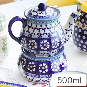 ティーポット・大[W504-166]【ポーリッシュポタリー[ポーランド食器