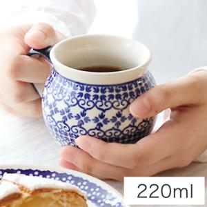 ポーランド食器・陶器 ポーリッシュポタリー りんご柄マグカップS 0