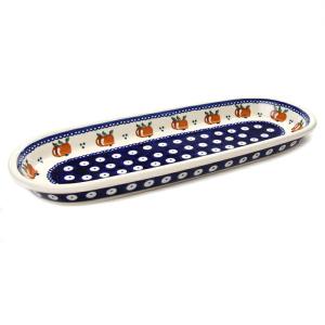オーバル大皿(V116-U504)【ポーリッシュポタリー[ポーランド食器・陶器