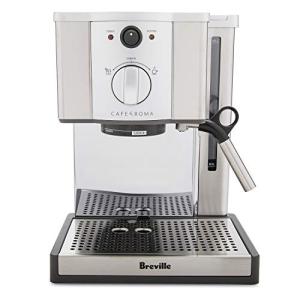 Breville ESP8XL Cafe Roma ステンレスエスプレッソメーカー 1.2リットル Breville ESP8XL 並行輸入品｜kevin-store