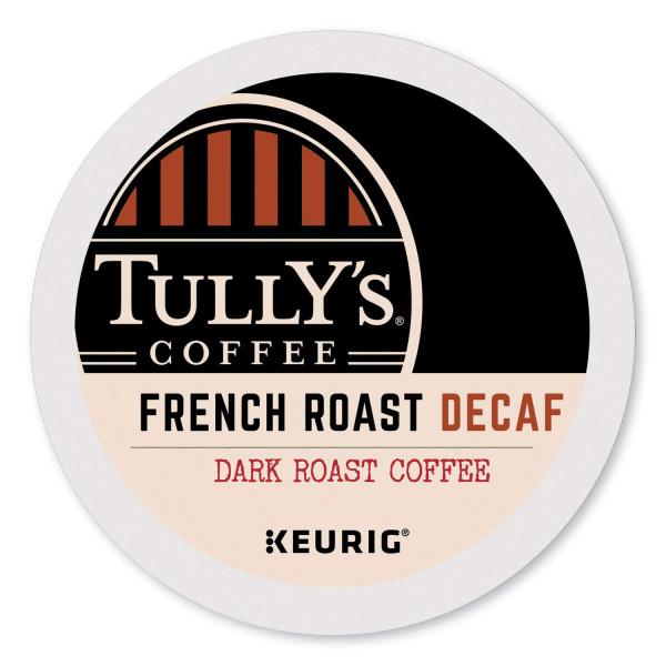 Tully&apos;s House Blend DECAF Coffee for Keurig Brewin...