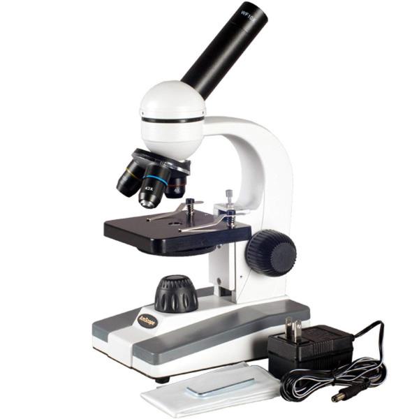 AmScope 40X 400X全金属ガラスオプティクス学生生物学的複合顕微鏡 AmScope M1...