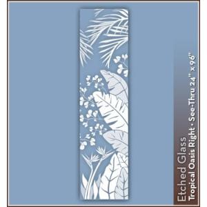 Wallpaper for Windows Tropical Oasis Etched Glass ...