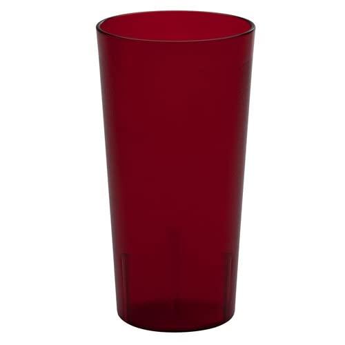 Cambro 1600P2156   Plastic Tumbler   16 oz, Ruby, ...