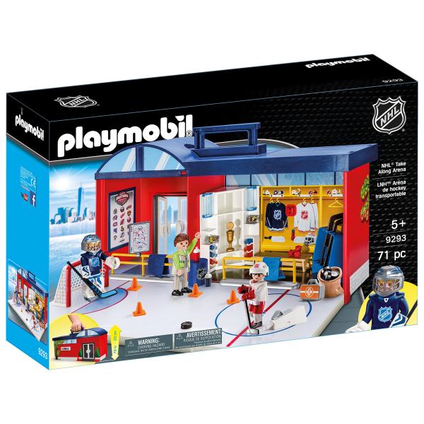 NHLアリーナアリーナ Playmobil NHL Take Along Arena 並行輸入品
