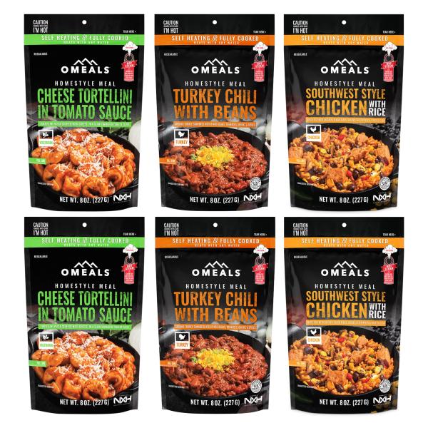 OMEALS Backpacking Meals | 6 Good to Go Meals for ...