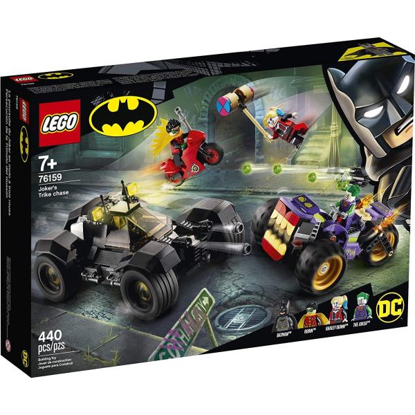LEGO DC Batman Joker&apos;s Trike Chase 76159 Super Her...