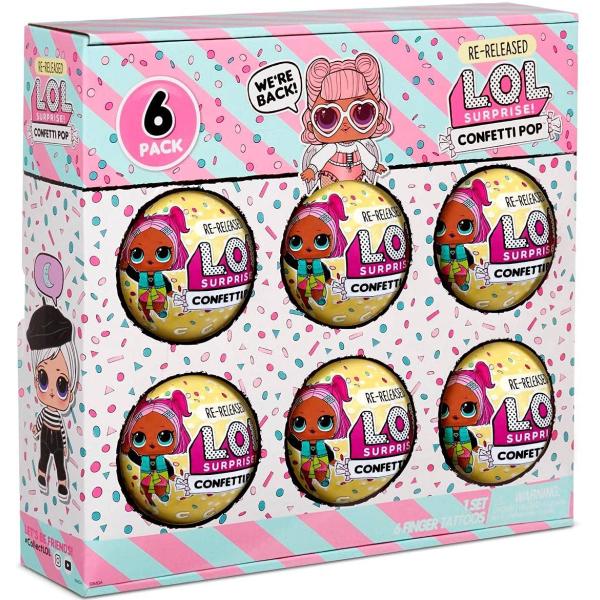 L.O.L. Surprise! 6 Pack Confetti  Style 2 L.O.L. S...