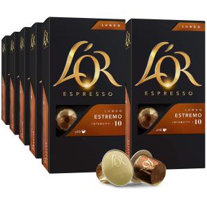 L'OR Espresso Capsules, 100 Count Estremo Lungo, Single Serve Al 並行輸入品｜kevin-store
