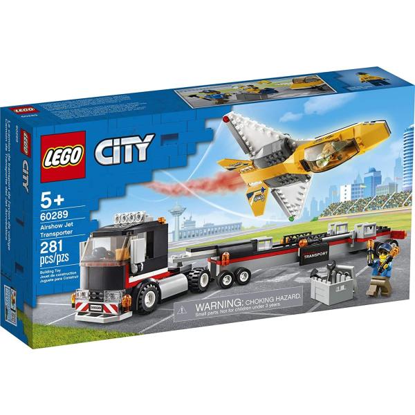 LEGO City Airshow Jet Transporter 60289 Building K...