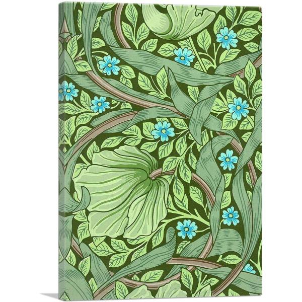 ARTCANVAS Wallpaper Sample With Forget Me Nots 187...