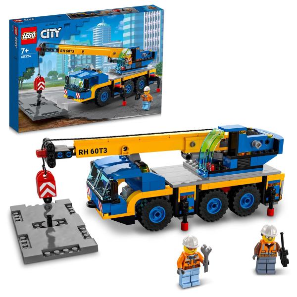 レゴ(LEGO) シティ クレーン車 60324 おもちゃ ブロック プレゼント 街づくり 男の子 ...