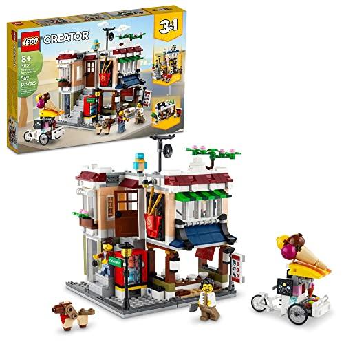 LEGO Creator 3 in 1 Downtown Noodle Shop House, Tr...