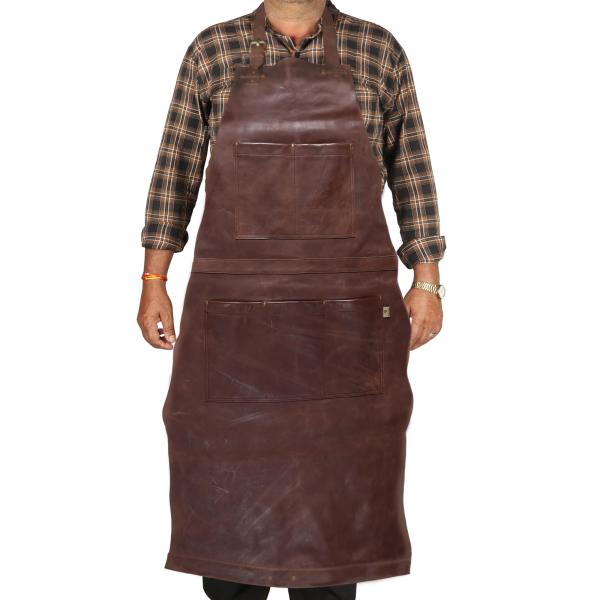 LL LEATHER LOVERS Adjustable Leather Aprons   Heat...