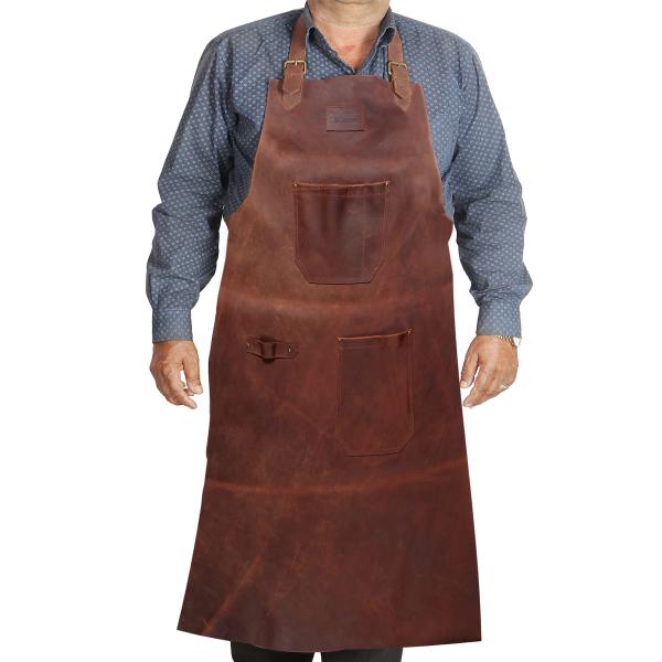 LL LEATHER LOVERS Adjustable Leather Aprons   Heat...