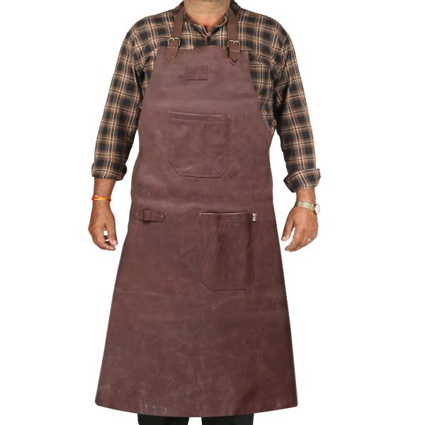 LL LEATHER LOVERS Adjustable Leather Aprons   Heat...