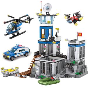 City Police Prison Island Building Blocks Set, Police Station Bu 並行輸入品｜kevin-store