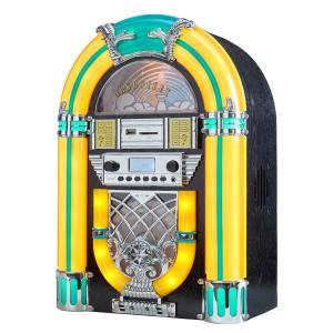 Arkrocket Athena Mini Jukebox/Tabletop CD Player/B...