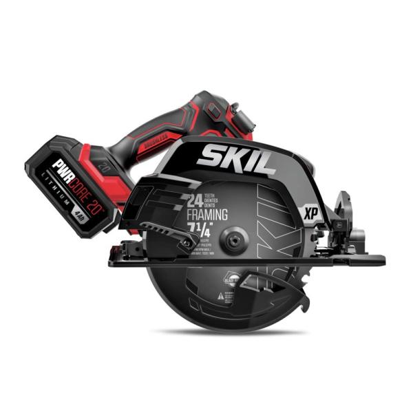 SKIL PWR CORE 20〓 XP Brushless 20V 7 1/4 In. 5300 ...