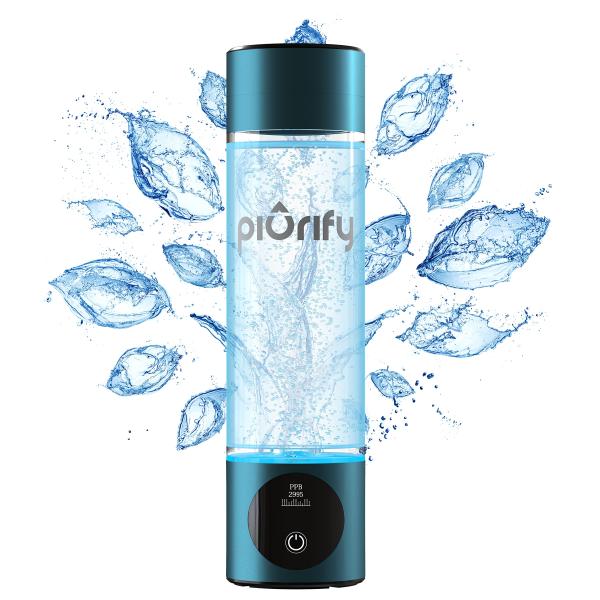 Hydrogen Water Bottle   Turquoise. Food Grade Body...