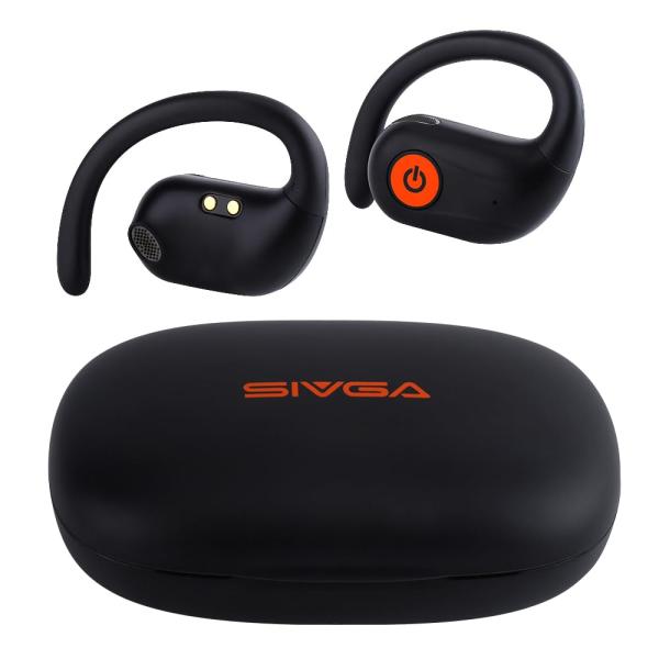 SIVGA SO1 オープンイヤーヘッドホン 開放型 Bluetooth 5.3 ワイヤレスイヤホン...
