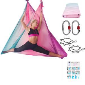 PRIOR FITNESS Aerial Yoga Hammock 5.5 Yards Starter Kit Premium  並行輸入品｜kevin-store