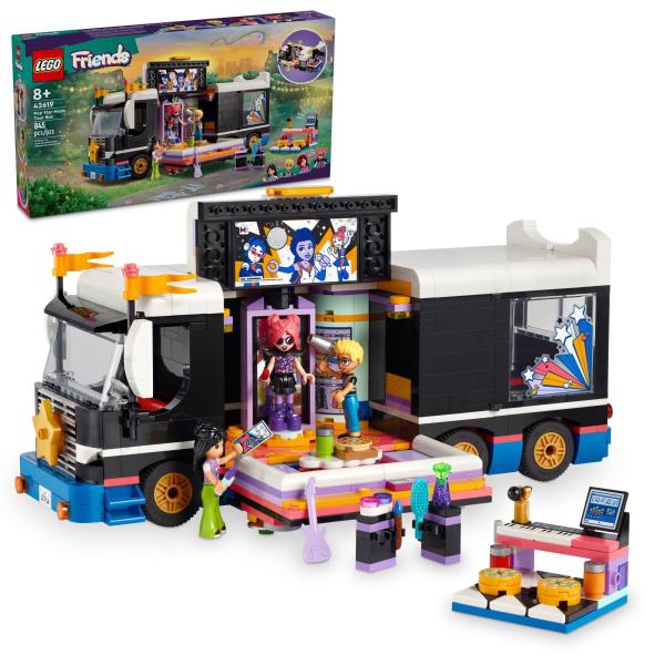 LEGO Friends Pop Star Music Tour Bus Play Together...