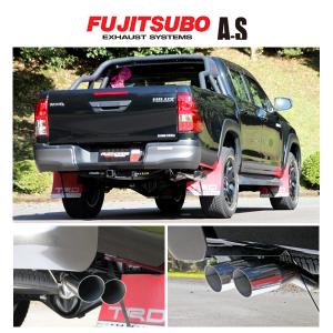 ハイラックスGUN125後期 マフラーFUJITSUBO GUN125 ハイラックス 2.4DT マイナー前 (Hilux)|FUJITSUBO 藤壺技研