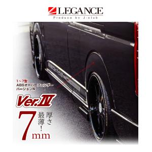 レガンス ABSオーバーフェンダー Ver.4 （未塗装/出幅7mm） ハイエース