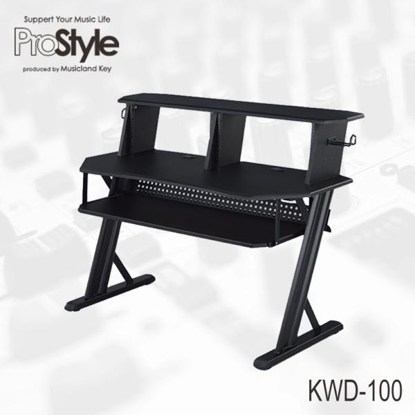 ProStyle KWD-100 BLACK ホーム レコーディング テーブル【大型商品につき代引不...