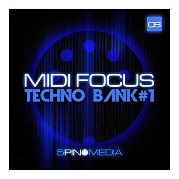 5PIN MEDIA MIDI FOCUS-TECHNO BANK #1 [メール納品]