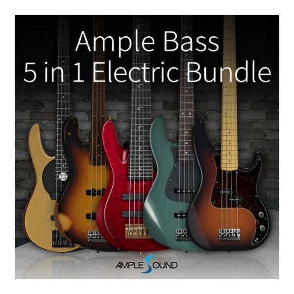 AMPLE SOUND Ample Bass 5 in 1 Electric Bundle [メール...