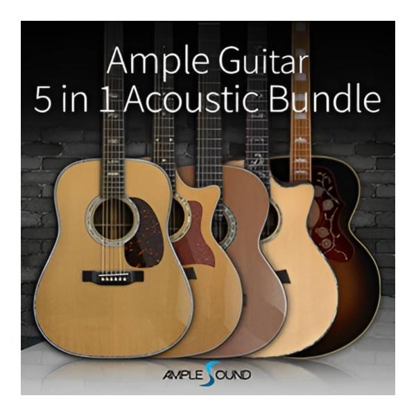 AMPLE SOUND Ample Guitar 5 in 1 Acoustic Bundle [メ...