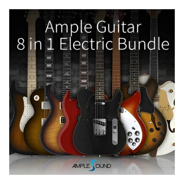 AMPLE SOUND Ample Guitar 8 in 1 Electric Bundle [メ...