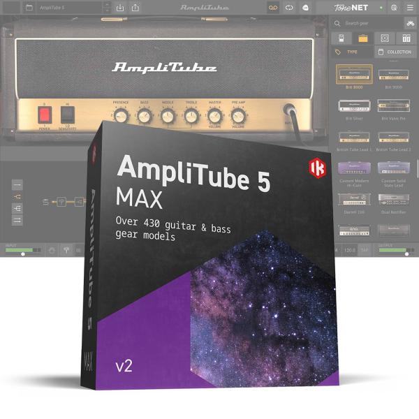 IK Multimedia AmpliTube 5 MAX v2 [メール納品]