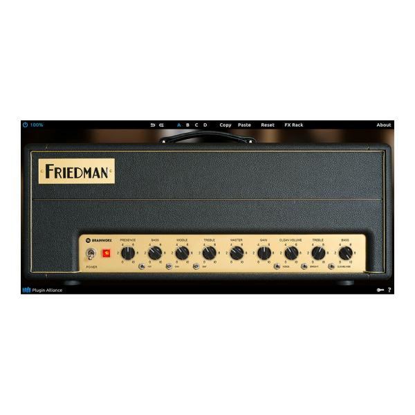 Plugin Alliance Friedman BE-100 [メール納品][メーカープロモーショ...