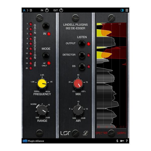 Plugin Alliance Lindell Audio 902 De-Esser [メール納品]
