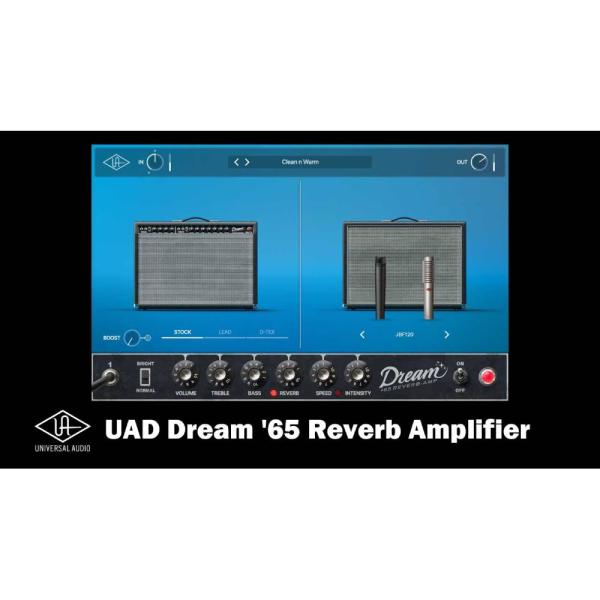 UNIVERSAL AUDIO UAD Dream '65 Reverb Amplifier [メー...