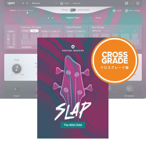 UJAM Virtual Bassist SLAP ロイヤリティ [メール納品]