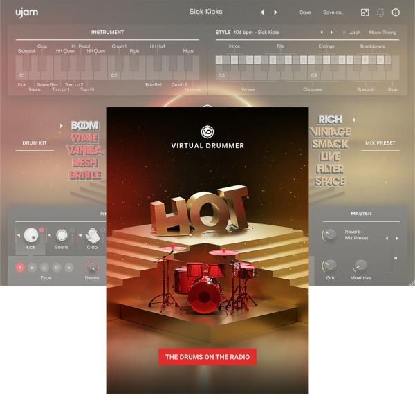UJAM Virtual Drummer HOT [メール納品]