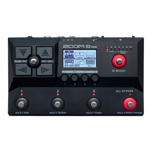 ZOOM B2 FOUR Effects &amp; Amp Emulator
