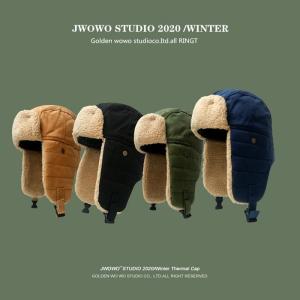 フライトキャップ 防寒帽子 メンズ パイロットキャップ