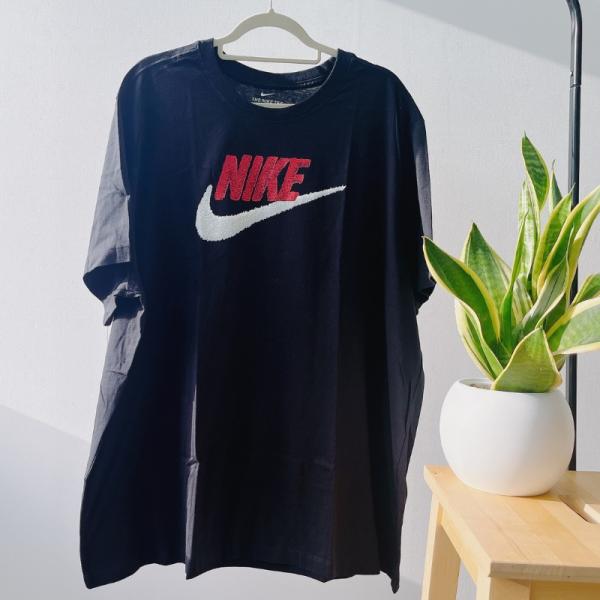 メンズ 大きいサイズ【Nike】半袖Tシャツ Nike Plus ロゴTシャツ ブラック 夏に最適★...